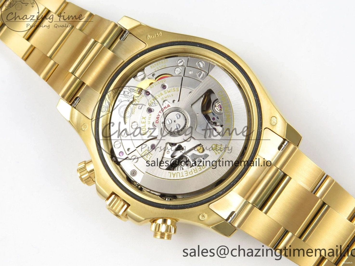 Clone Dial 1:1 YG Edition Daytona Bracelet Super Black Best DD4131 Diamonds YG 126508 on YG Clean 0307